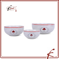 good quality fresh style pattern ceramic soup bowl salad bowl